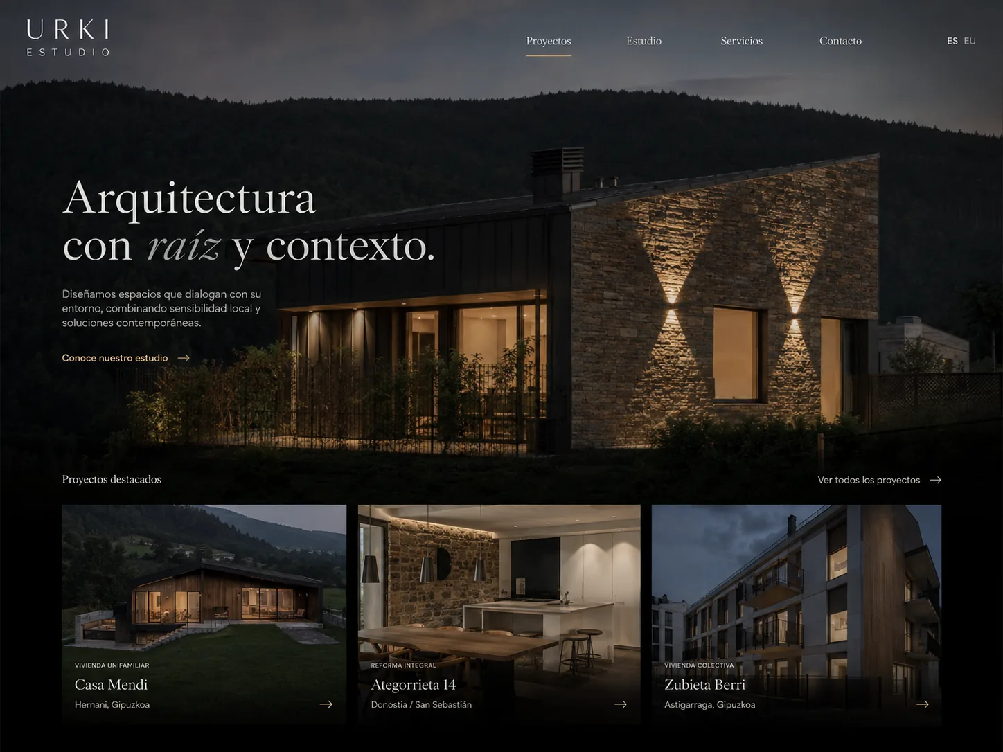 Borrador visual para ecommerce de muebles